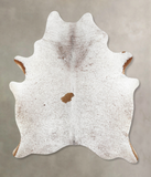 Salt and Pepper Brown Cowhide Rug #B13123