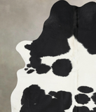 Black and White Cowhide Rug #B13140