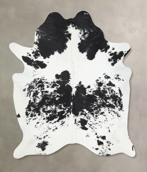 Black and White Cowhide Rug #B13163