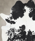 Black and White Cowhide Rug #B13163