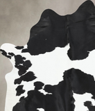 Black and White Cowhide Rug #B13174