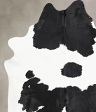 Black and White Cowhide Rug #B13176