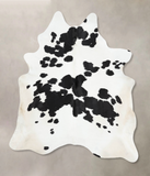 Black and White Cowhide Rug #B13179