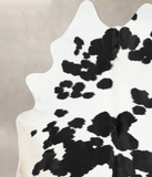 Black and White Cowhide Rug #B13179