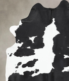 Black and White Cowhide Rug #B13182