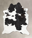 Black and White Cowhide Rug #B13183