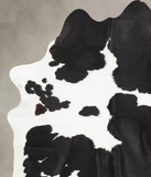 Black and White Cowhide Rug #B13183