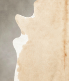 Beige Cowhide Rug #B1319
