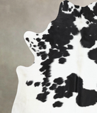 Black and White Cowhide Rug #B13215