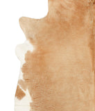 Beige Cowhide Rug #B1323HUDSN