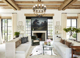 Salt and Pepper Black Cowhide Rug #B13236