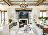 Salt and Pepper Black Cowhide Rug #B13262