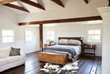 Salt and Pepper Black Cowhide Rug #B13293