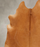 Solid Brown Cowhide Rug #B13305