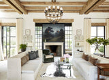 Salt and Pepper Black Cowhide Rug #B13308