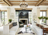 Salt and Pepper Black Cowhide Rug #B13311