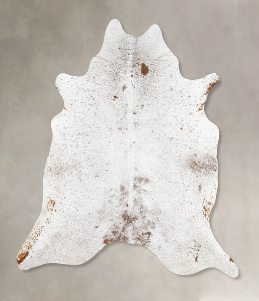 Salt and Pepper Brown Cowhide Rug #B13329