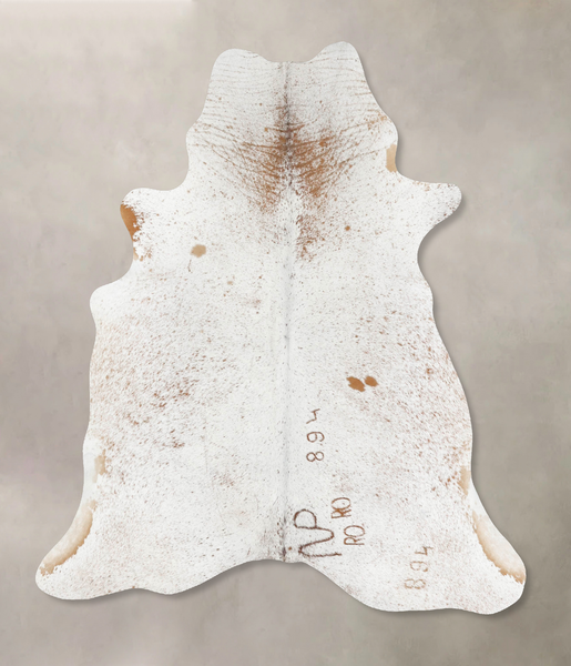 Salt and Pepper Brown Cowhide Rug #B13331