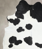 Black and White Cowhide Rug #B13337