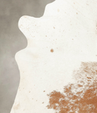Salt and Pepper Brown Cowhide Rug #B1335