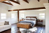 Salt and Pepper Black Cowhide Rug #B13356