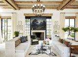 Salt and Pepper Black Cowhide Rug #B13366