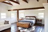 Salt and Pepper Black Cowhide Rug #B13367