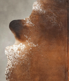 Salt and Pepper Brown Cowhide Rug #B1337