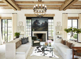 Salt and Pepper Black Cowhide Rug #B13378