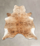 Light Brindle Cowhide Rug #B1343