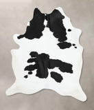 Black and White Cowhide Rug #B13459