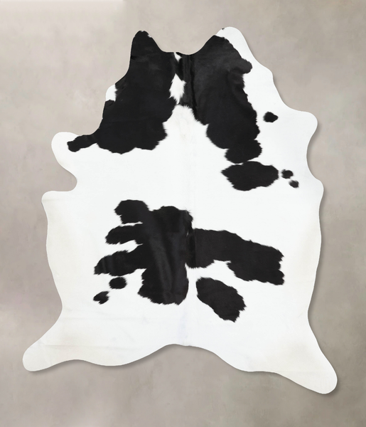 Black and White Cowhide Rug #B13459
