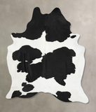Black and White Cowhide Rug #B13462