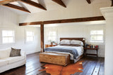 Solid Brown Cowhide Rug #B13475
