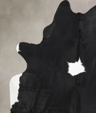 Black and White Cowhide Rug #B13518