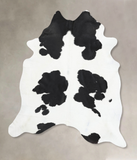 Black and White Cowhide Rug #B13533
