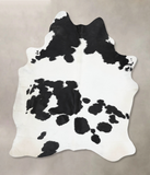 Black and White Cowhide Rug #B13534