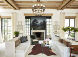 Solid Brown Cowhide Rug #B13544