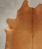 Solid Brown Cowhide Rug #B13554