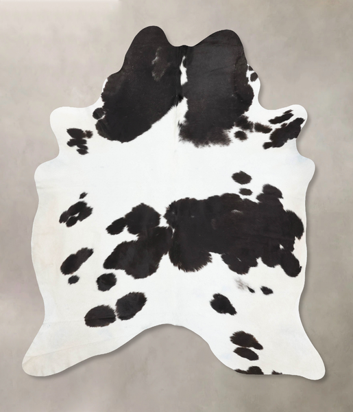 Black and White Cowhide Rug #B13583