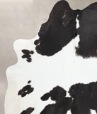 Black and White Cowhide Rug #B13583