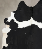 Black and White Cowhide Rug #B13586