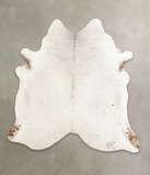 Salt and Pepper Brown Cowhide Rug #B1362