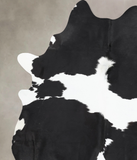 Black and White Cowhide Rug #B13628