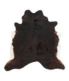 Solid Black Cowhide Rug #B1363HUDSN