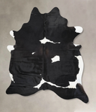 Black and White Cowhide Rug #B13630