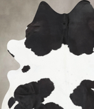 Black and White Cowhide Rug #B13631