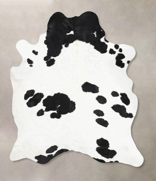 Black and White Cowhide Rug #B13634