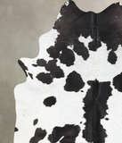 Black and White Cowhide Rug #B13635