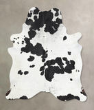 Black and White Cowhide Rug #B13636
